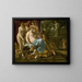 Venus ornée par les Grâces - Annibale Carracci — gerahmtes Bild an der Wand