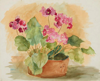 Naturmorte mit Blumen - Anny Dollschein — Ansicht des Kunstwerks