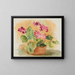 Naturmorte mit Blumen - Anny Dollschein — gerahmtes Bild an der Wand