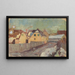 Dorf - Anny Dollschein — gerahmtes Bild an der Wand