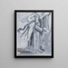 Chiffre - Anny Dollschein — gerahmtes Bild an der Wand
