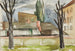 Hinterhof - Anny Dollschein — Ansicht des Kunstwerks