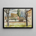 Hinterhof - Anny Dollschein — gerahmtes Bild an der Wand