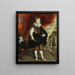 Ein Junge - Anonym — gerahmtes Bild an der Wand