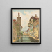 Alte Luzern - Anonym — gerahmtes Bild an der Wand