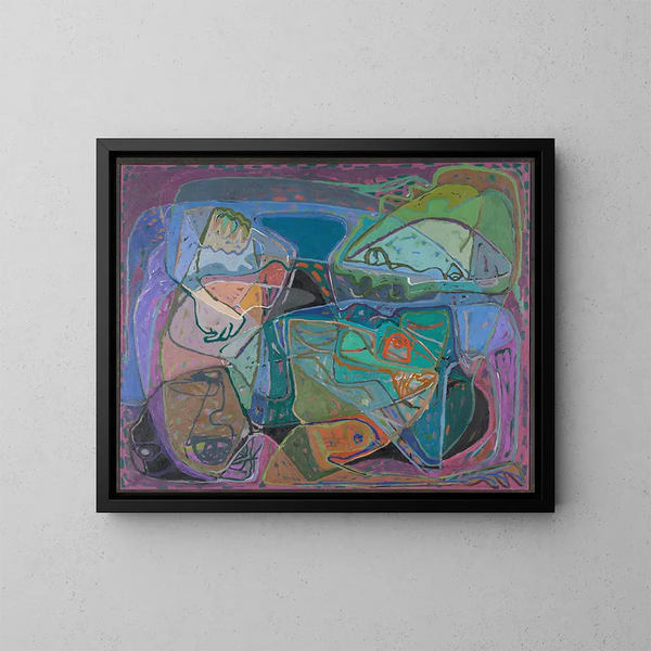 Anatomie - Anonym — gerahmtes Bild an der Wand