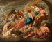 Apollon, der seinen Wagen an Phaéton anpasst - Anonym — Ansicht des Kunstwerks