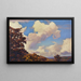 Landschaft im Herbst in den Bergen - Anonym — gerahmtes Bild an der Wand