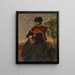 Frau Aymara - Anonym — gerahmtes Bild an der Wand