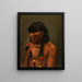 Indien Canelo - Anonym — gerahmtes Bild an der Wand