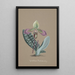 Reproduktion des Gemäldes Collection d'orchidées Pl14 - Anonyme