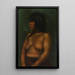 Frau Cunivo - Anonym — gerahmtes Bild an der Wand