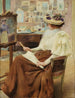 Dame elegante dans le studio - Anonyme — Ansicht des Kunstwerks