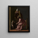Die ersten Schritte von Jesus - Anonym — gerahmtes Bild an der Wand