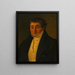 Friedrich Gottfried Georg Eble, bürgerlicher Perückenmacher und Friseur im Bürgerspital - Anonym — gerahmtes Bild an der Wand