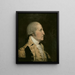 George Washington - Anonym — gerahmtes Bild an der Wand