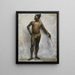 Afrikanischer Krieger - Anonym — gerahmtes Bild an der Wand