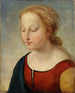 Kopf der Madonna der Schönen Gärtnerin - Anonym — Ansicht des Kunstwerks