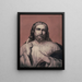 Jesus Christus - Anonym — gerahmtes Bild an der Wand