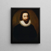 John Winthrop - Anonyme — gerahmtes Bild an der Wand
