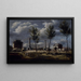 Die Barriere des Thrones - Anonym — gerahmtes Bild an der Wand