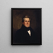 Millard Fillmore - Anonym — gerahmtes Bild an der Wand