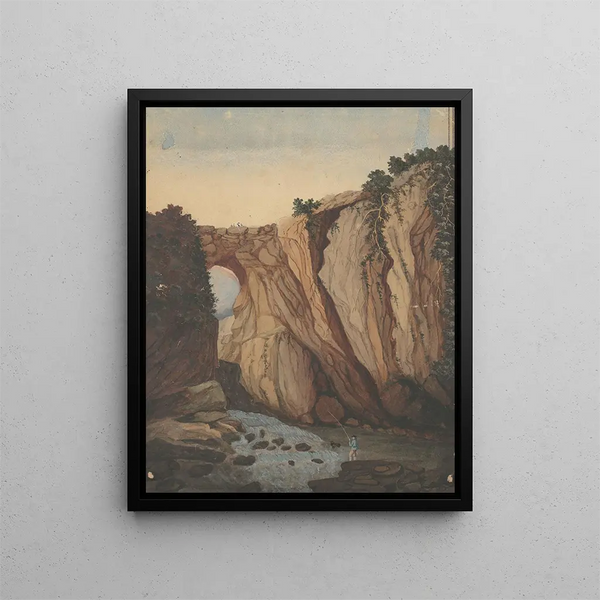 Pont naturel de Virginie - Anonyme — gerahmtes Bild an der Wand