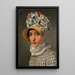 Reproduktion des Gemäldes Portrait einer Dame wahrscheinlich das römische Modell Maddalena - Anonym