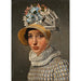 Reproduktion des Gemäldes Portrait einer Dame wahrscheinlich das römische Modell Maddalena - Anonym