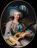 Porträt von Félicité-Louise de Frézals 1765-1854 geborene Esmangard de Beauval Hofdame von Marie-Antoinette - Anonym — Ansicht des Kunstwerks