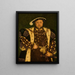 Portrait von Heinrich VIII., König von England - Anonym — gerahmtes Bild an der Wand