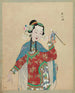 Portrait eines Charakters aus der Peking-Oper 10 - Anonym — Ansicht des Kunstwerks