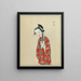 Portrait eines Charakters aus der Peking-Oper 12 - Anonym — gerahmtes Bild an der Wand