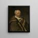 Portrait eines ungarischen Adligen - Anonym — gerahmtes Bild an der Wand
