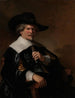 Portrait eines Mannes, der in einem Sessel sitzt - Anonym — Ansicht des Kunstwerks
