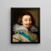 Portrait eines Mannes - Anonym — gerahmtes Bild an der Wand