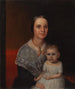 Portrait einer Mutter und ihres Kindes - Anonym — Ansicht des Kunstwerks