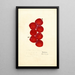 Prunus domestica Coletto - Anonym — gerahmtes Bild an der Wand