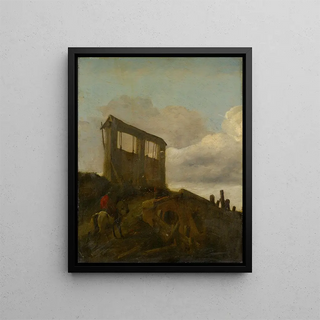 Anonymous - Rider in front of a Watergate.webp