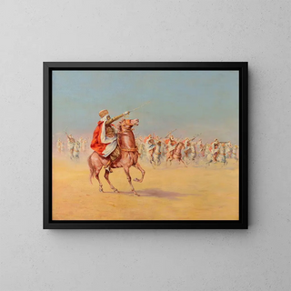 Anonymous - Scena di battaglia orientalista.webp