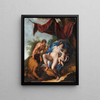 Anonymous - Sleeping Venus with Cupid Watched by Satyrs.webp