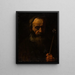 St. Joseph mit der blumigen Rute - Anonym — gerahmtes Bild an der Wand