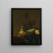 Stillleben - Anonym — gerahmtes Bild an der Wand