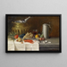 Stillleben mit Bierkrug - Anonym — gerahmtes Bild an der Wand