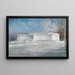 Studie für die Südseite des Cleveland Museum of Art - Anonym — gerahmtes Bild an der Wand