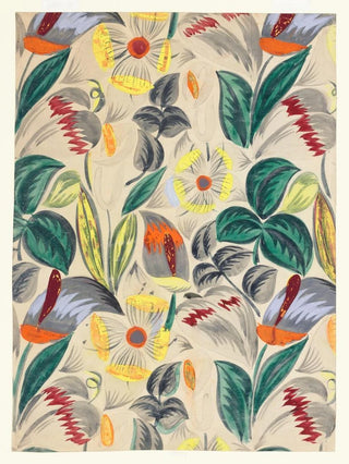 Anonymous - Textile Design Tropical Flowers II.webp