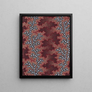 Anonymous - Textile Design with Vertical Undulating Garlands of Pearls Separated by Vertical Strips of Vermicular Pattern over a Stippled Background.webp