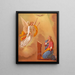 L'Annonciation - Anonyme — gerahmtes Bild an der Wand