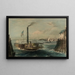 Le Ferry à Brooklyn New York 1838 - Anonyme — gerahmtes Bild an der Wand