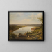 Die Tal der Hudson-Fluss bei Hudson, New York - Anonym — gerahmtes Bild an der Wand